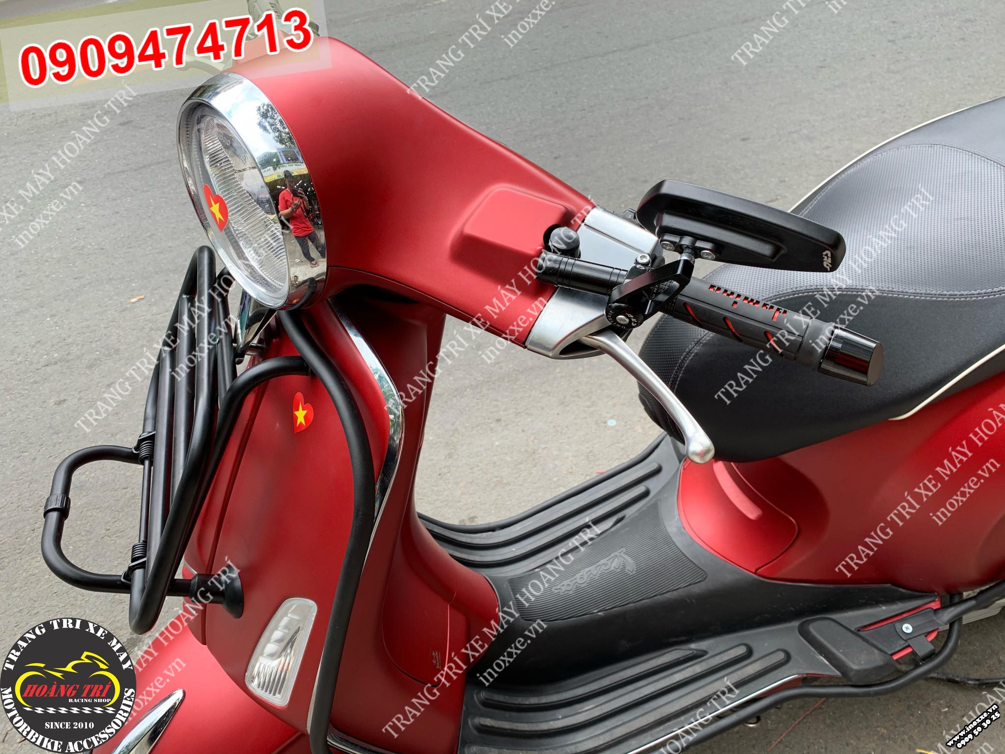 Baga trước sơn tĩnh điện lắp chuẩn chp Vespa Primavera